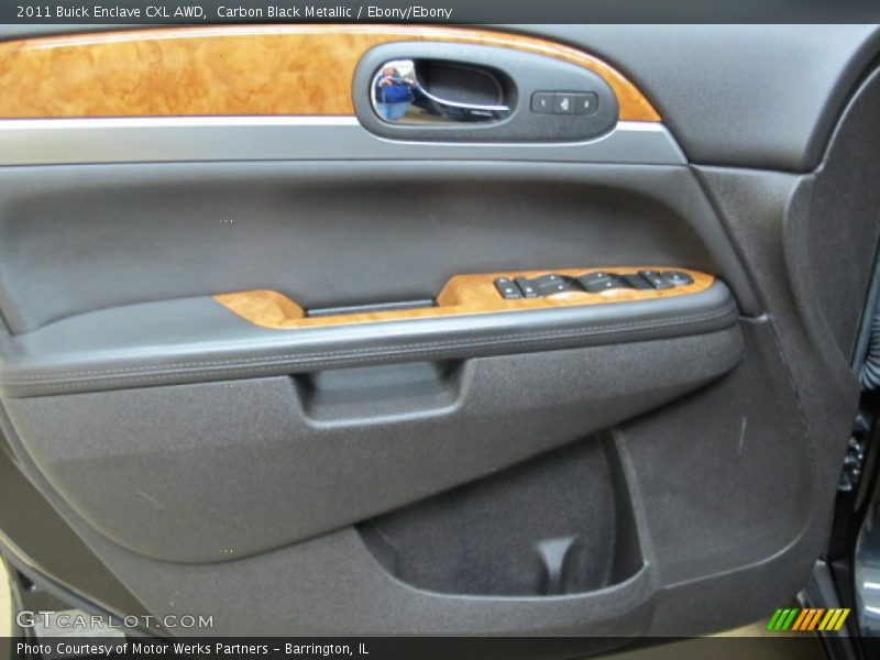 Carbon Black Metallic / Ebony/Ebony 2011 Buick Enclave CXL AWD