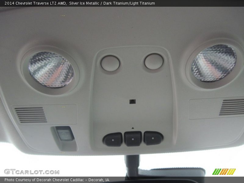 Silver Ice Metallic / Dark Titanium/Light Titanium 2014 Chevrolet Traverse LTZ AWD