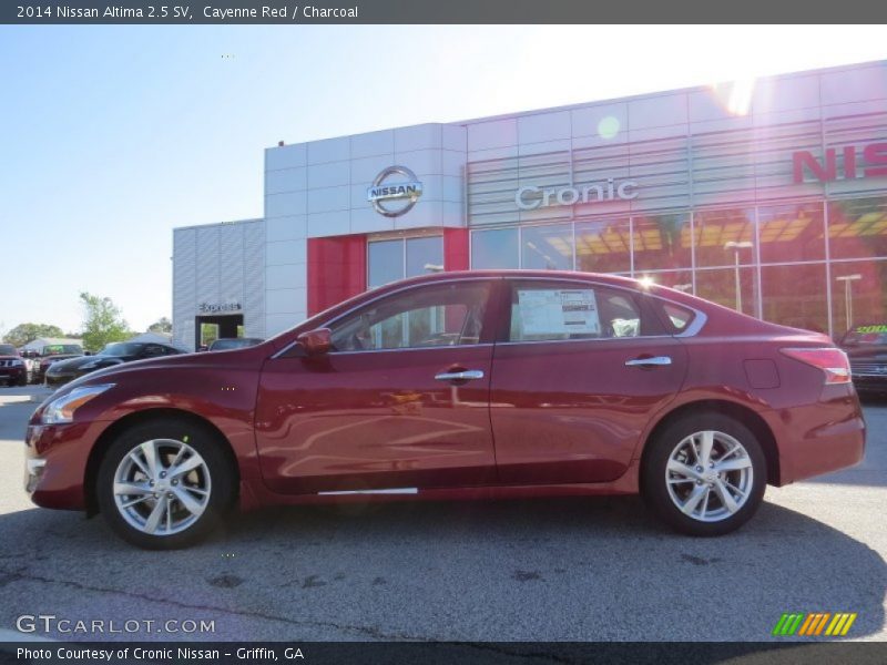 Cayenne Red / Charcoal 2014 Nissan Altima 2.5 SV