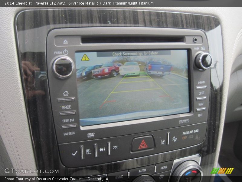 Silver Ice Metallic / Dark Titanium/Light Titanium 2014 Chevrolet Traverse LTZ AWD