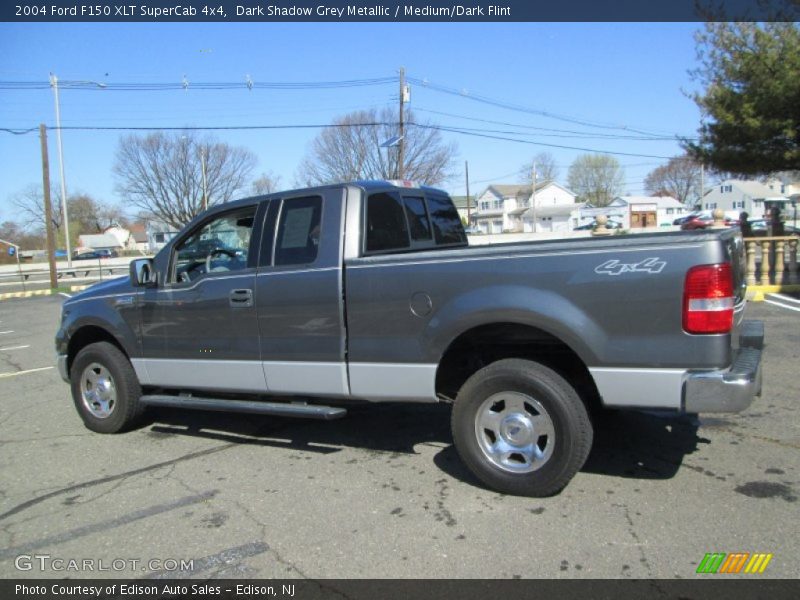 Dark Shadow Grey Metallic / Medium/Dark Flint 2004 Ford F150 XLT SuperCab 4x4