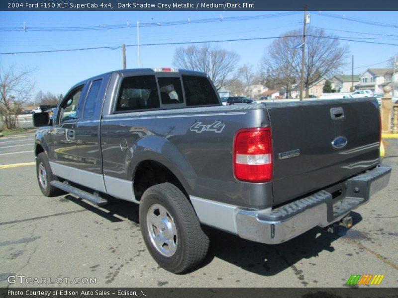 Dark Shadow Grey Metallic / Medium/Dark Flint 2004 Ford F150 XLT SuperCab 4x4