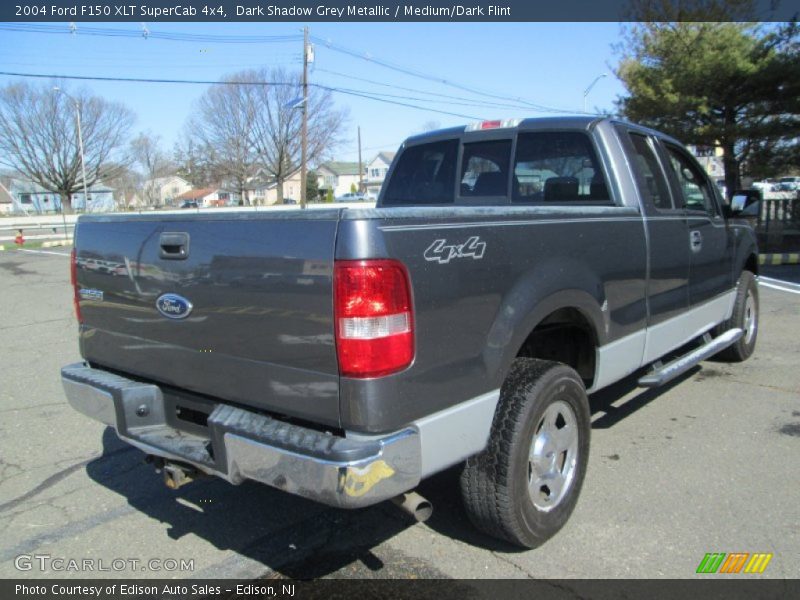 Dark Shadow Grey Metallic / Medium/Dark Flint 2004 Ford F150 XLT SuperCab 4x4