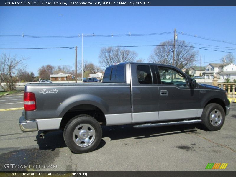 Dark Shadow Grey Metallic / Medium/Dark Flint 2004 Ford F150 XLT SuperCab 4x4