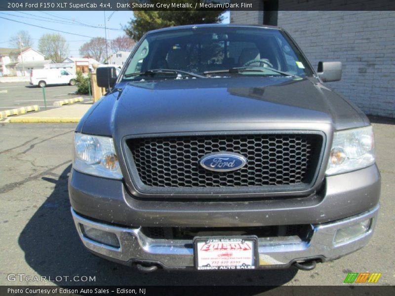 Dark Shadow Grey Metallic / Medium/Dark Flint 2004 Ford F150 XLT SuperCab 4x4
