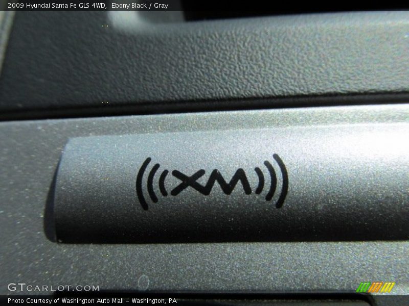 Ebony Black / Gray 2009 Hyundai Santa Fe GLS 4WD