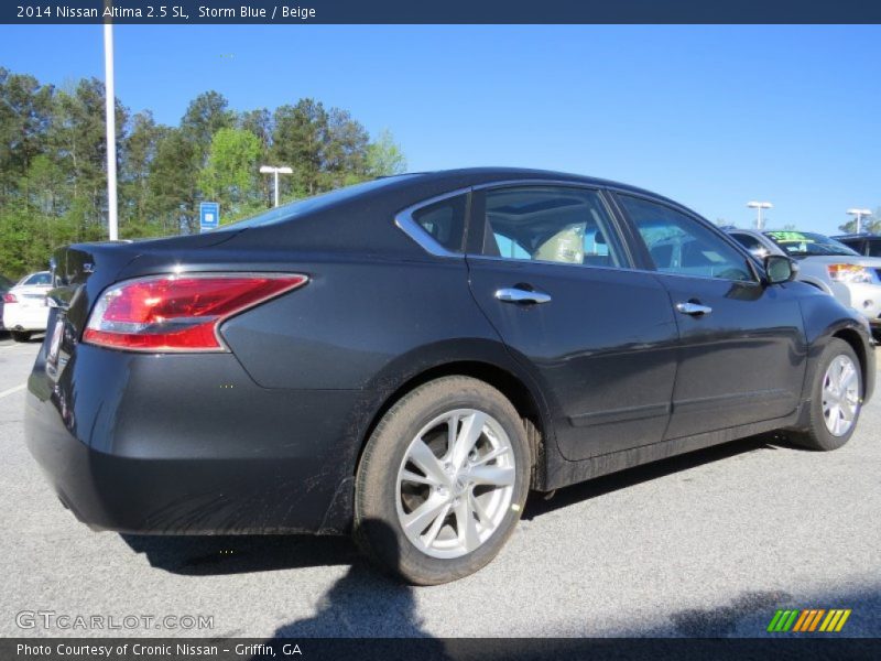 Storm Blue / Beige 2014 Nissan Altima 2.5 SL