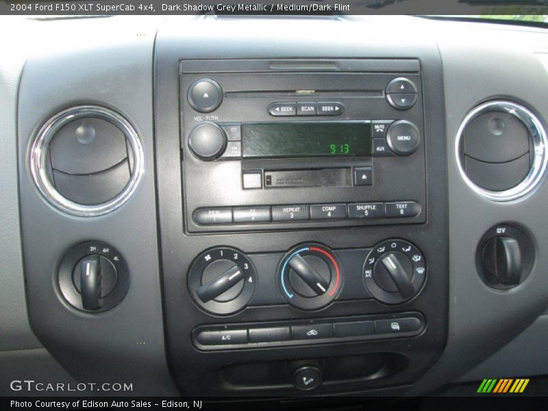 Dark Shadow Grey Metallic / Medium/Dark Flint 2004 Ford F150 XLT SuperCab 4x4