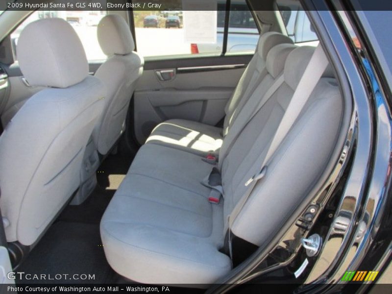 Ebony Black / Gray 2009 Hyundai Santa Fe GLS 4WD