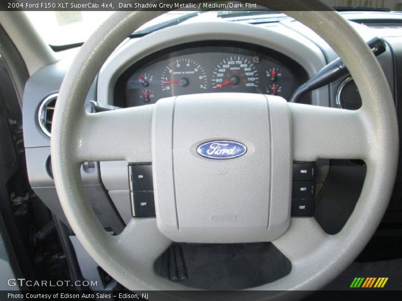 Dark Shadow Grey Metallic / Medium/Dark Flint 2004 Ford F150 XLT SuperCab 4x4