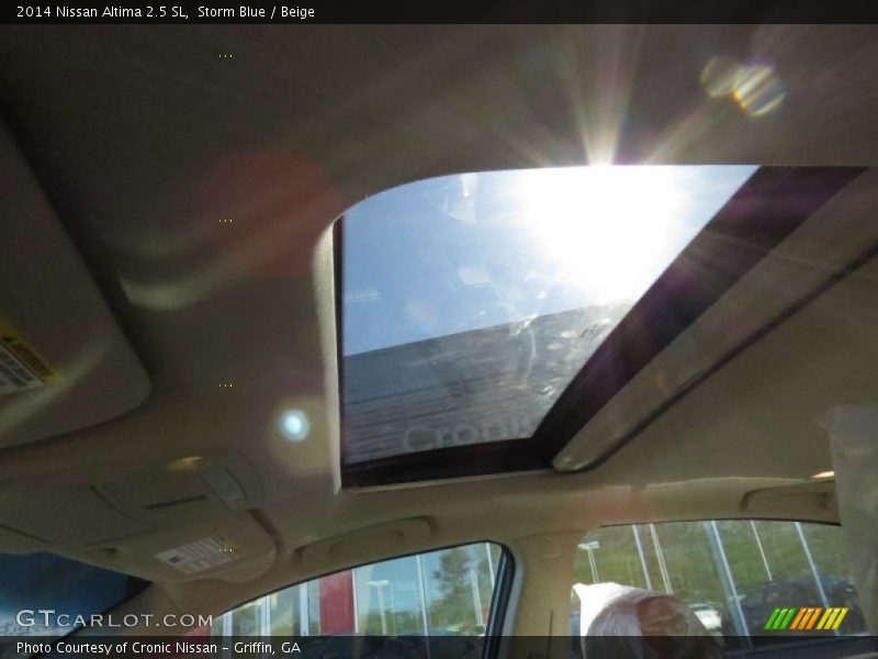 Storm Blue / Beige 2014 Nissan Altima 2.5 SL