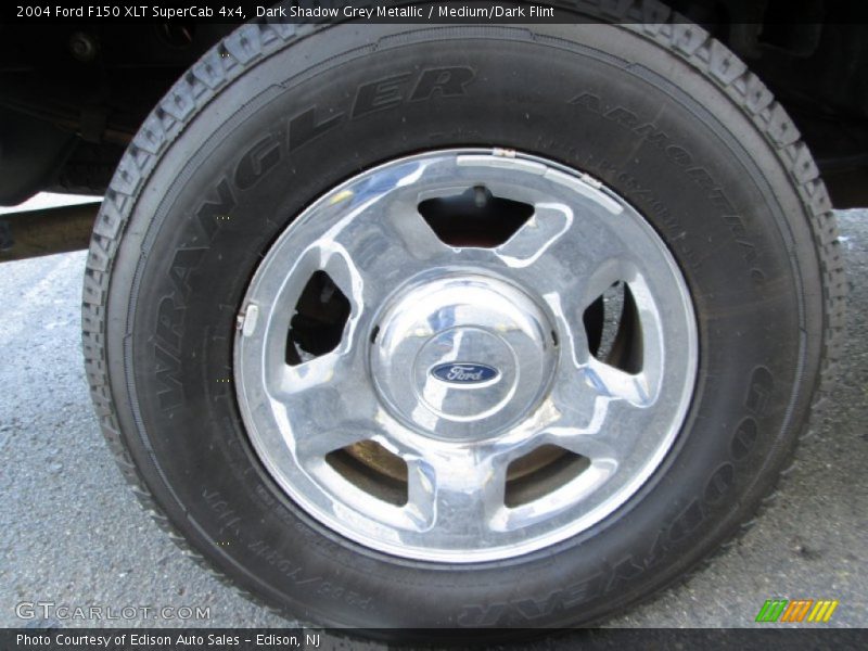 Dark Shadow Grey Metallic / Medium/Dark Flint 2004 Ford F150 XLT SuperCab 4x4