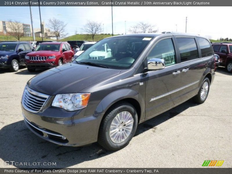 Granite Crystal Metallic / 30th Anniversary Black/Light Graystone 2014 Chrysler Town & Country 30th Anniversary Edition