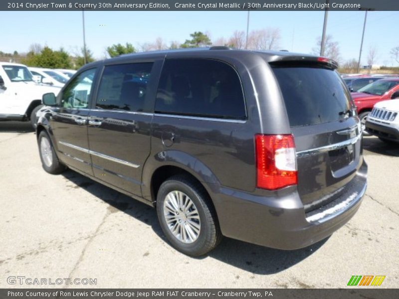Granite Crystal Metallic / 30th Anniversary Black/Light Graystone 2014 Chrysler Town & Country 30th Anniversary Edition