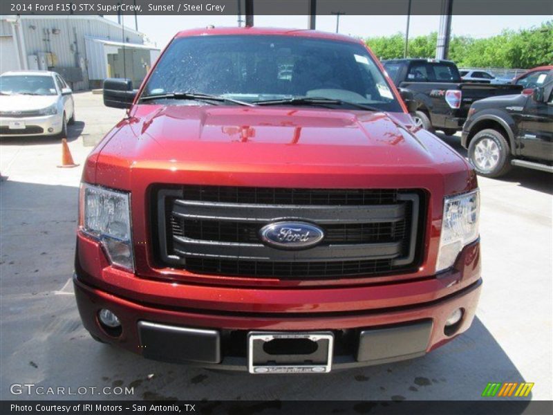 Sunset / Steel Grey 2014 Ford F150 STX SuperCrew