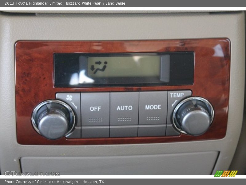 Blizzard White Pearl / Sand Beige 2013 Toyota Highlander Limited