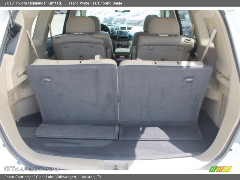 Blizzard White Pearl / Sand Beige 2013 Toyota Highlander Limited
