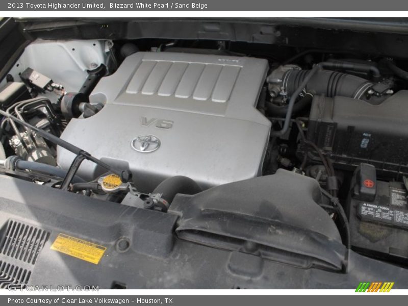 Blizzard White Pearl / Sand Beige 2013 Toyota Highlander Limited