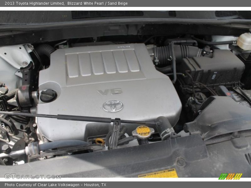 Blizzard White Pearl / Sand Beige 2013 Toyota Highlander Limited