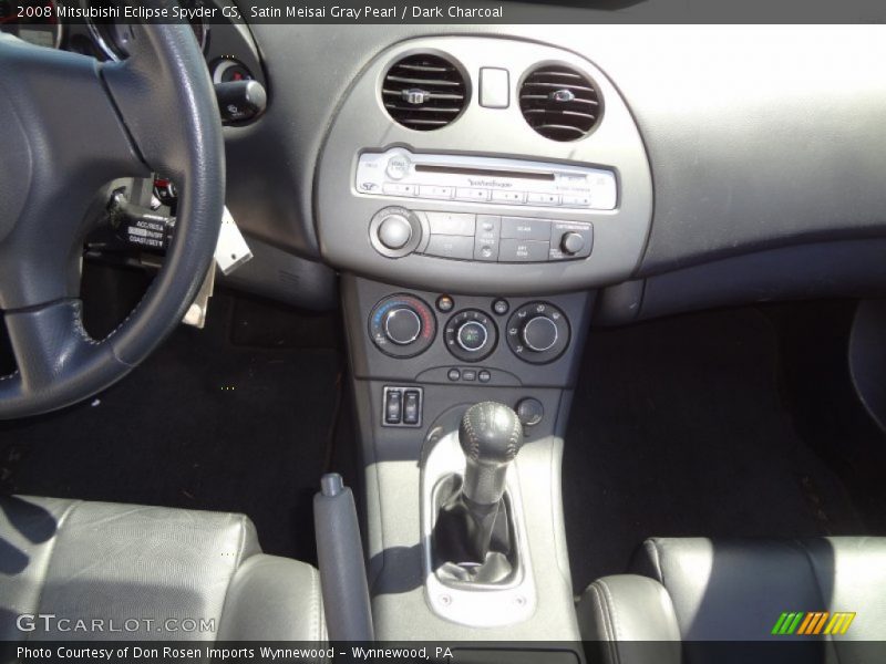 Satin Meisai Gray Pearl / Dark Charcoal 2008 Mitsubishi Eclipse Spyder GS
