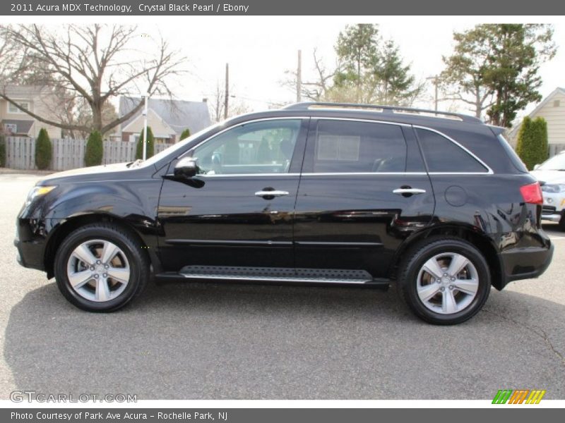 Crystal Black Pearl / Ebony 2011 Acura MDX Technology