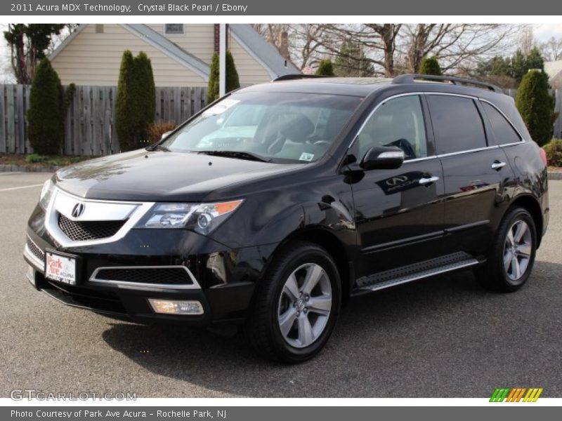 Crystal Black Pearl / Ebony 2011 Acura MDX Technology