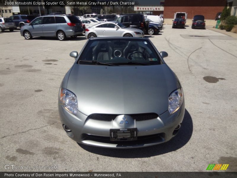 Satin Meisai Gray Pearl / Dark Charcoal 2008 Mitsubishi Eclipse Spyder GS