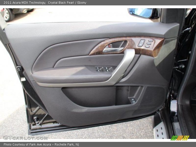 Crystal Black Pearl / Ebony 2011 Acura MDX Technology