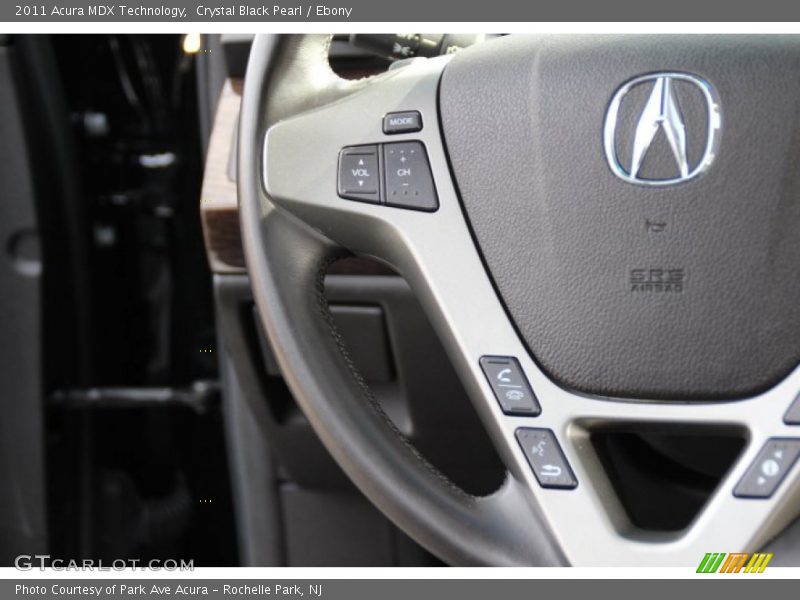 Crystal Black Pearl / Ebony 2011 Acura MDX Technology
