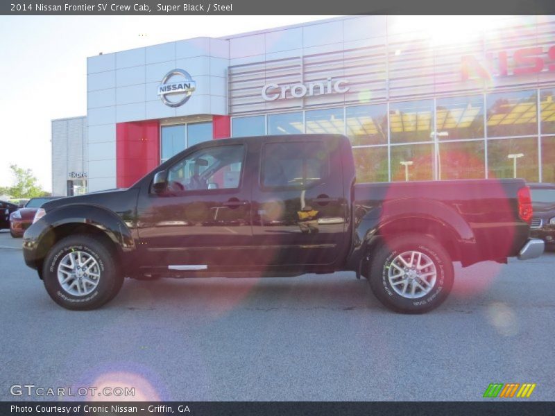 Super Black / Steel 2014 Nissan Frontier SV Crew Cab