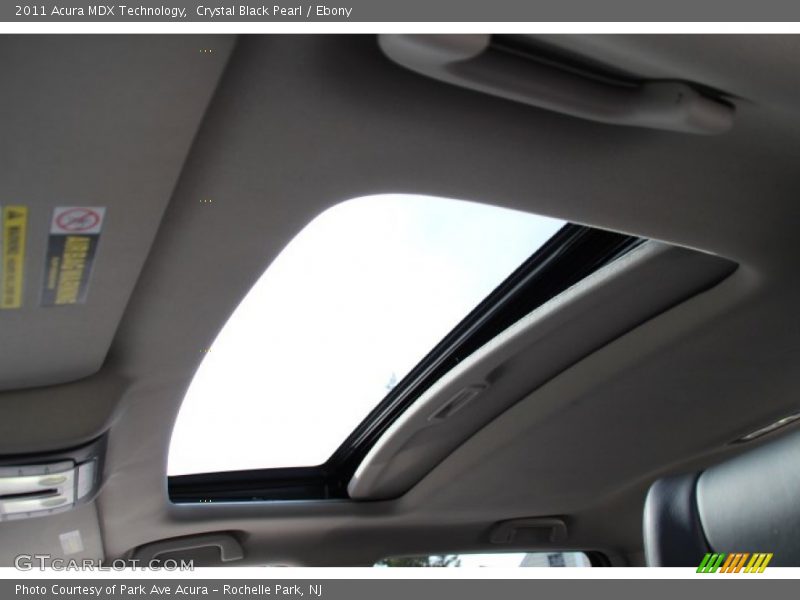 Crystal Black Pearl / Ebony 2011 Acura MDX Technology