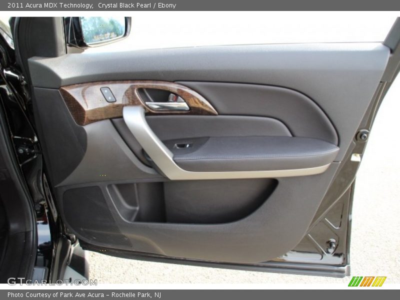 Crystal Black Pearl / Ebony 2011 Acura MDX Technology