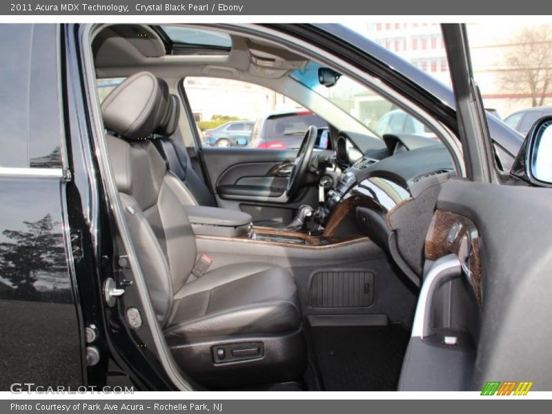 Crystal Black Pearl / Ebony 2011 Acura MDX Technology