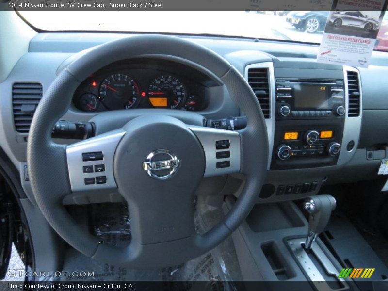 Super Black / Steel 2014 Nissan Frontier SV Crew Cab