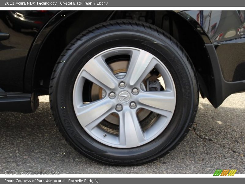 Crystal Black Pearl / Ebony 2011 Acura MDX Technology
