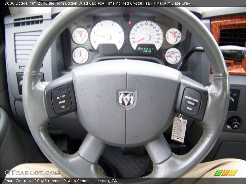 Inferno Red Crystal Pearl / Medium Slate Gray 2006 Dodge Ram 2500 Big Horn Edition Quad Cab 4x4