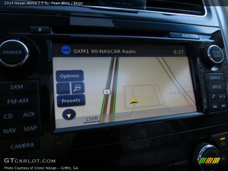 Pearl White / Beige 2014 Nissan Altima 2.5 SL
