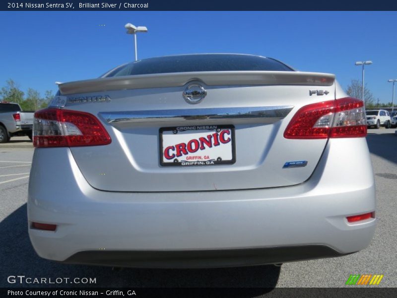 Brilliant Silver / Charcoal 2014 Nissan Sentra SV