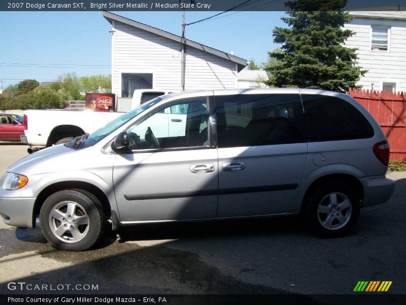 Bright Silver Metallic / Medium Slate Gray 2007 Dodge Caravan SXT