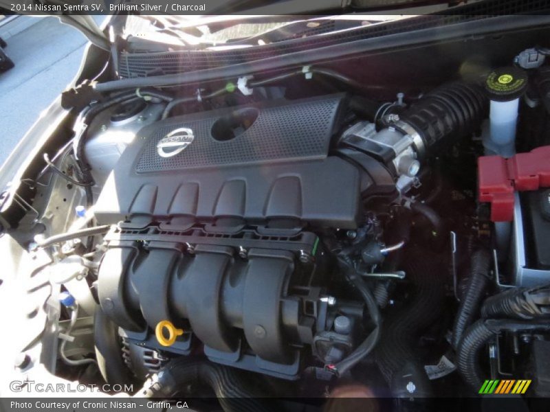 Brilliant Silver / Charcoal 2014 Nissan Sentra SV