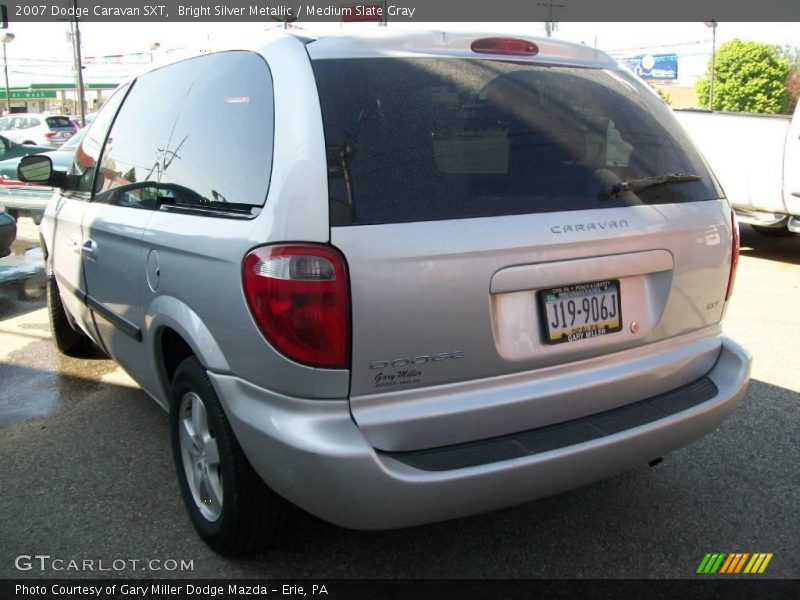 Bright Silver Metallic / Medium Slate Gray 2007 Dodge Caravan SXT