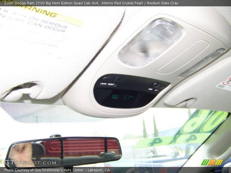 Inferno Red Crystal Pearl / Medium Slate Gray 2006 Dodge Ram 2500 Big Horn Edition Quad Cab 4x4