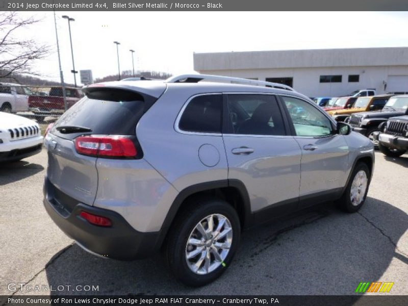 Billet Silver Metallic / Morocco - Black 2014 Jeep Cherokee Limited 4x4