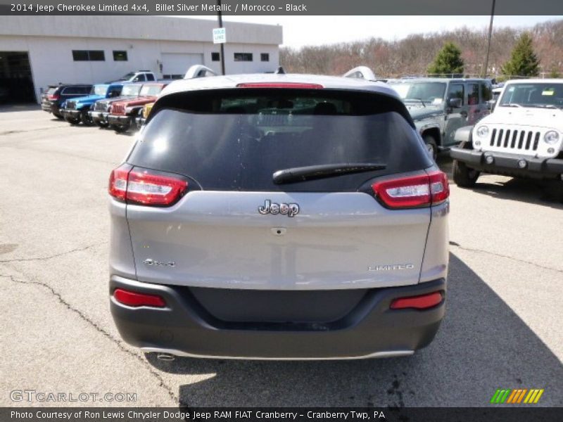 Billet Silver Metallic / Morocco - Black 2014 Jeep Cherokee Limited 4x4