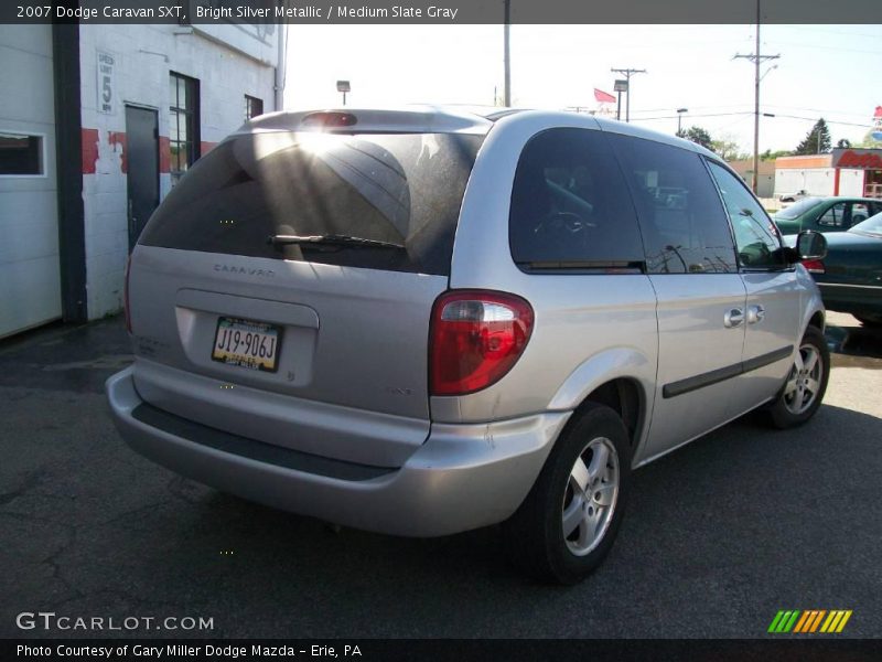Bright Silver Metallic / Medium Slate Gray 2007 Dodge Caravan SXT