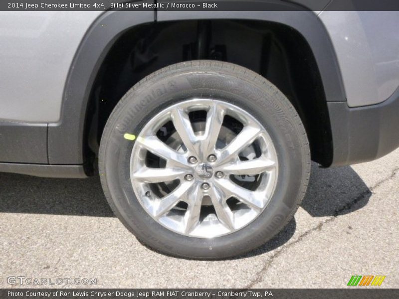 Billet Silver Metallic / Morocco - Black 2014 Jeep Cherokee Limited 4x4
