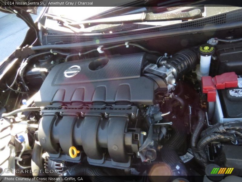 Amethyst Gray / Charcoal 2014 Nissan Sentra SV