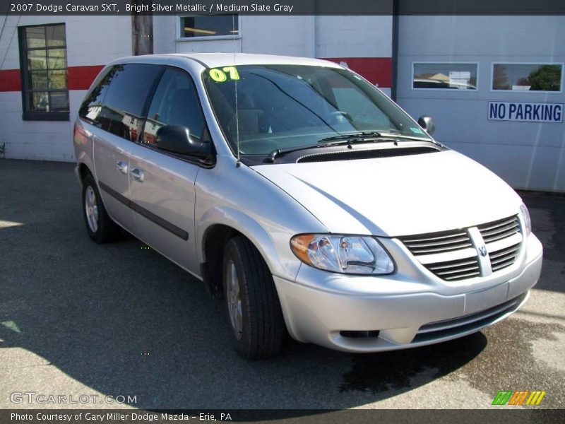 Bright Silver Metallic / Medium Slate Gray 2007 Dodge Caravan SXT