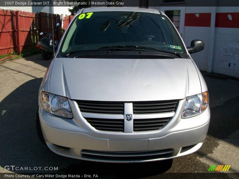 Bright Silver Metallic / Medium Slate Gray 2007 Dodge Caravan SXT