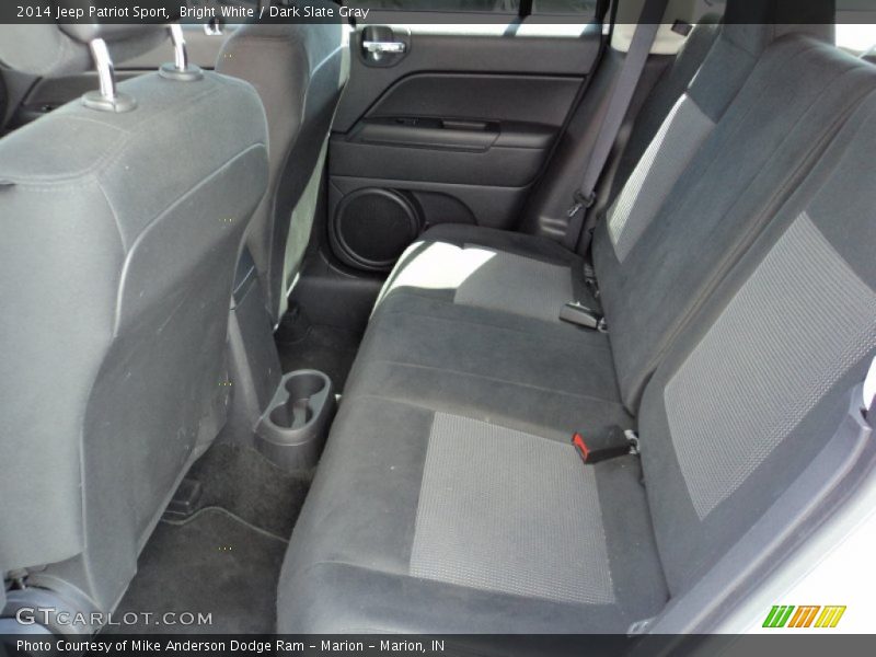 Bright White / Dark Slate Gray 2014 Jeep Patriot Sport
